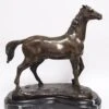 Beeld Brons - Paard - Decoratief - Dier Op Sokkel - 29,7 Cm Hoog 1 Beeld Brons - Paard - Decoratief - Dier Op Sokkel - 29,7 Cm Hoog -Trendybywave 1039x1200