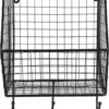 Wandrek 22*27*30 Cm Zwart Ijzer Muurrek Opbergkast Hangkast 2 Wandrek 22*27*30 Cm Zwart Ijzer Muurrek Opbergkast Hangkast -Trendybywave 1057x1200 1