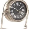 Tafelklok 30*13*28 Cm Zilverkleurig Hout, Metaal Rond Tafelklokken Binnen Staand Klokje Tafelklokje 2 Tafelklok 30*13*28 Cm Zilverkleurig Hout, Metaal Rond Tafelklokken Binnen Staand Klokje Tafelklokje -Trendybywave 1057x1200