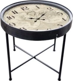 Klok - Tafelklok - Rond - Klok Metaal - Voor Binnen - 60 Cm Rond