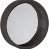 Spiegel - Robuuste Houten Spiegel - Zwart - 55 Cm Rond -Trendybywave 1170x1200 2