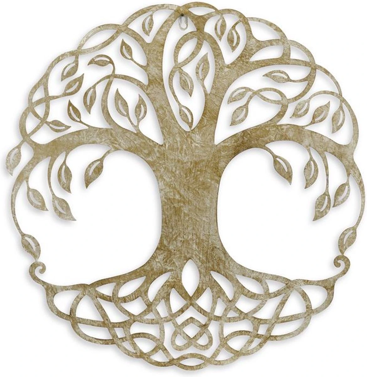 Wanddecoratie - Levensboom Metaal - Decoratie Modern - 60,5 Cm Hoog 3 Wanddecoratie - Levensboom Metaal - Decoratie Modern - 60,5 Cm Hoog