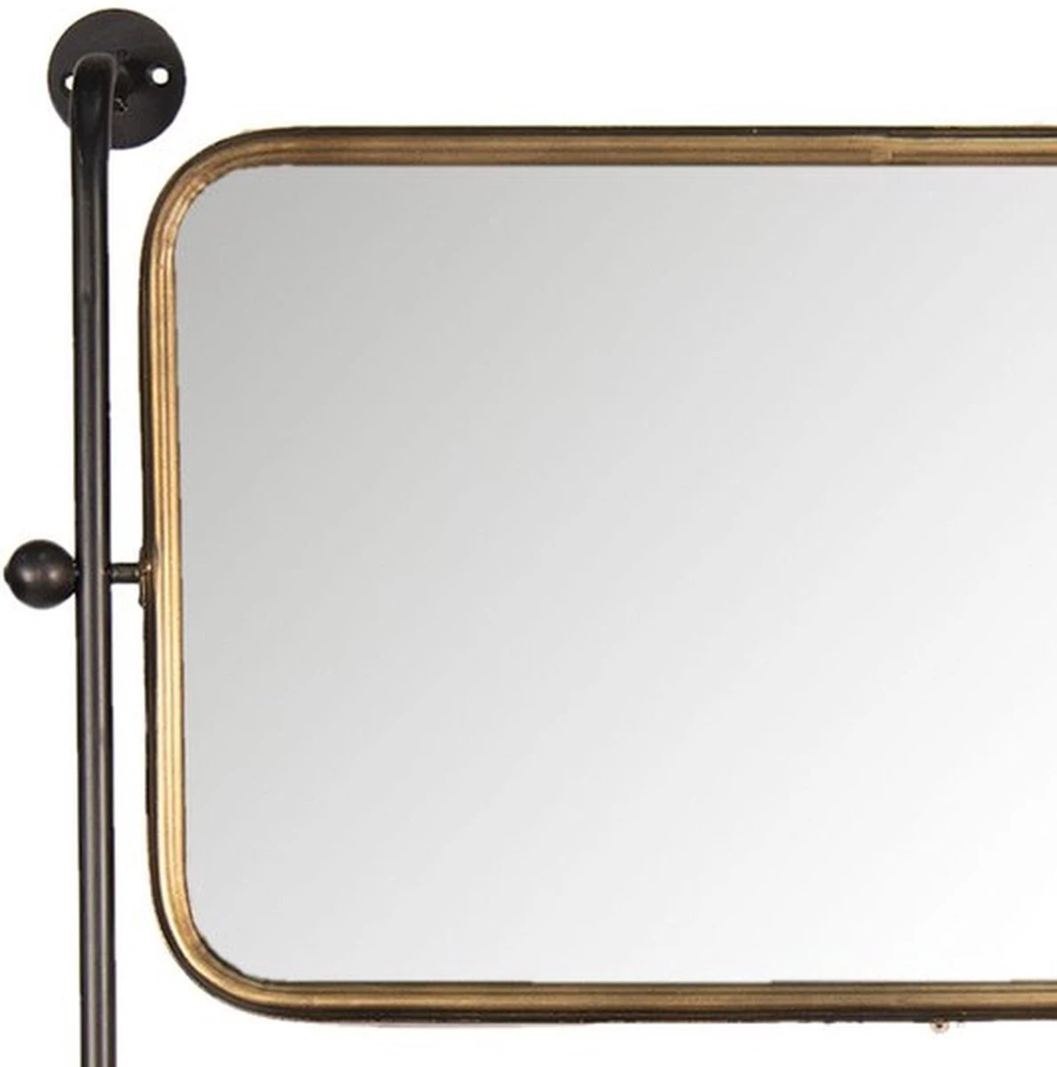 Wandspiegel 61*14*85 Cm Bruin Ijzer, Glas Rechthoek Grote Spiegel Muur Spiegel Wand Spiegel - Industrieel 5 Wandspiegel 61*14*85 Cm Bruin Ijzer, Glas Rechthoek Grote Spiegel Muur Spiegel Wand Spiegel - Industrieel - Afbeelding 3