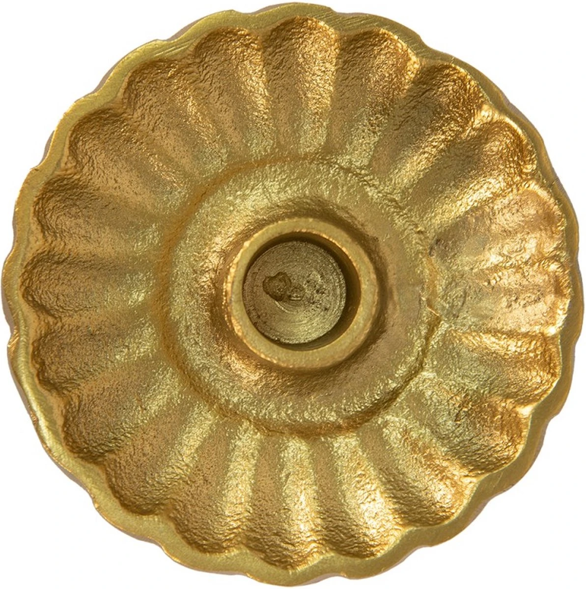 Set Van 2 X Kandelaar Ø 11x3 Cm Goudkleurig Aluminium Rond Kaarsenstandaard Kaarsenhouder 4 Set Van 2 X Kandelaar Ø 11x3 Cm Goudkleurig Aluminium Rond Kaarsenstandaard Kaarsenhouder - Afbeelding 2