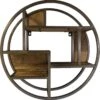 Ronde Wandkast - Industrieel Ø60 - 3 Planken - Retro 1 Ronde Wandkast - Industrieel Ø60 - 3 Planken - Retro -Trendybywave 1195x1200 3