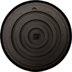 Wandklok Ø 76 Cm Zwart Kunststof Rond Westminster Muurklok Hangklok Keukenklok -Trendybywave 1196x1200