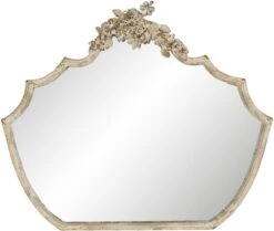 Spiegel 70x58 Cm Beige Ijzer Rechthoek Grote Spiegel Wand Spiegel Muur Spiegel