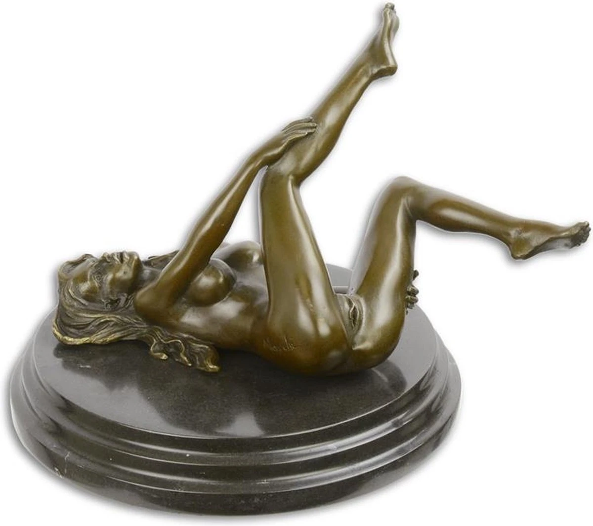 Vrouwelijk Naakt - Bronzen Beeld - Erotische Sculptuur - 16,4 Cm Hoog 3 Vrouwelijk Naakt - Bronzen Beeld - Erotische Sculptuur - 16,4 Cm Hoog