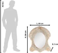 Spiegel 69x84 Cm Bruin Beige Hout Glas Grote Spiegel Wand Spiegel Muur Spiegel 7 Spiegel 69x84 Cm Bruin Beige Hout Glas Grote Spiegel Wand Spiegel Muur Spiegel -Trendybywave 1200x1111