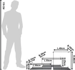 Wandrek Set Van 3 Zwart Ijzer 7 Wandrek Set Van 3 Zwart Ijzer -Trendybywave 1200x1128