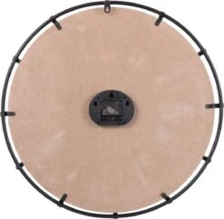 Wandklok Ø 60*5 Cm / 1*AA Bruin Hout Rond Muurklok Hangklok Keukenklok