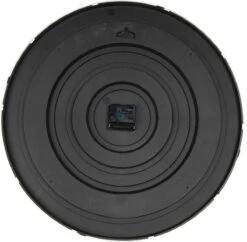 Wandklok Ø 51 Cm Zwart Goudkleurig Kunststof Muurklok Hangklok -Trendybywave 1200x1178