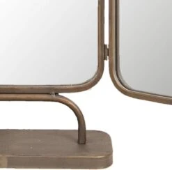 Staande Spiegel 66*14*50 Cm Zwart Metaal, Glas Rechthoek Tafel Spiegel -Trendybywave 1200x1186 4