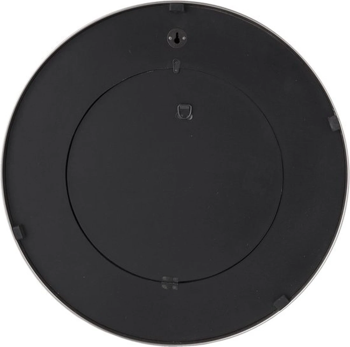 Wandklok Ø 48x7 Cm Zilverkleurig Ijzer Glas Rond Muurklok Hangklok Keukenklok 5 Wandklok Ø 48x7 Cm Zilverkleurig Ijzer Glas Rond Muurklok Hangklok Keukenklok - Afbeelding 3