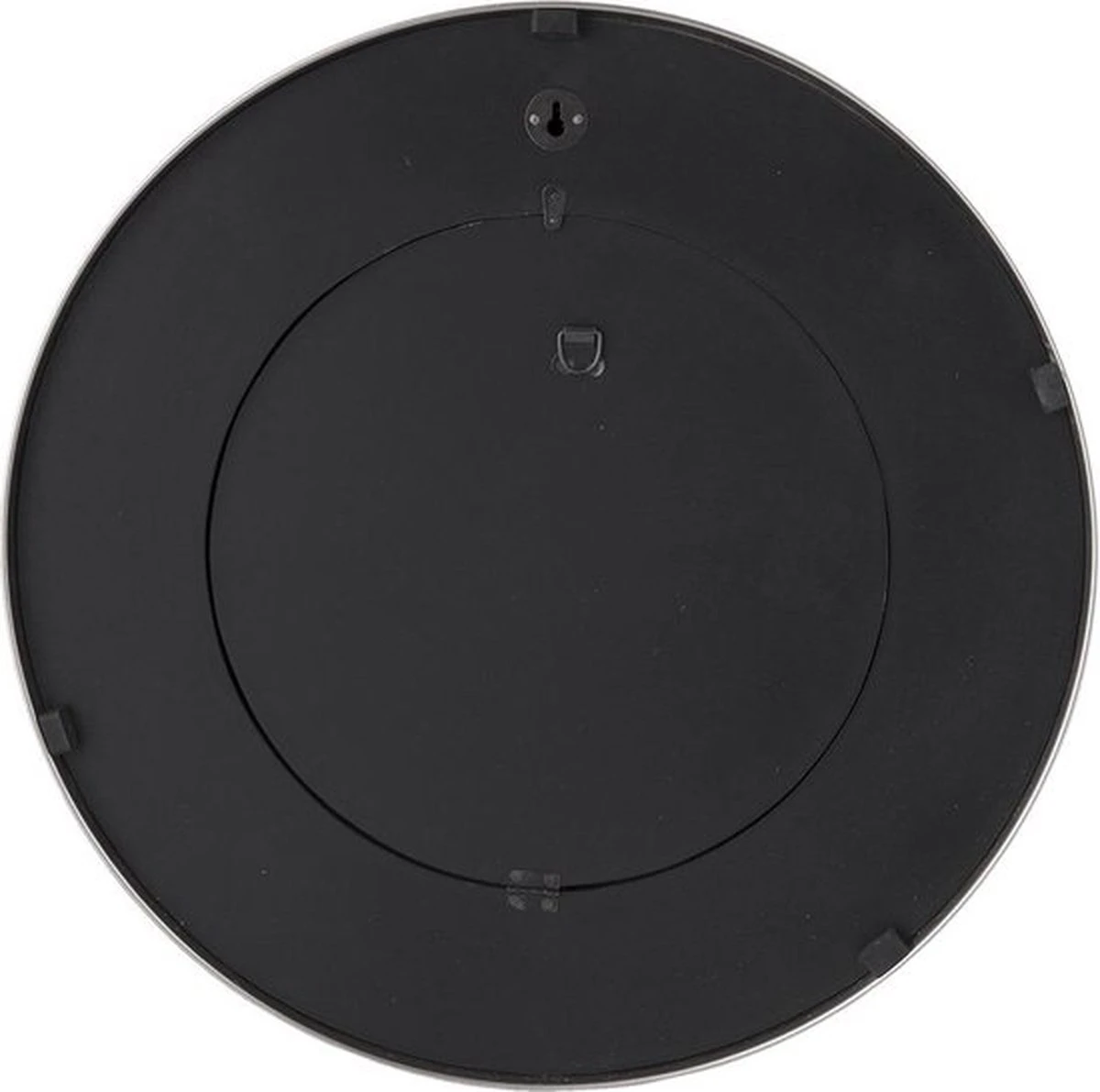 Wandklok Ø 48x7 Cm Zilverkleurig Ijzer Glas Rond Muurklok Hangklok Keukenklok 6 Wandklok Ø 48x7 Cm Zilverkleurig Ijzer Glas Rond Muurklok Hangklok Keukenklok - Afbeelding 4