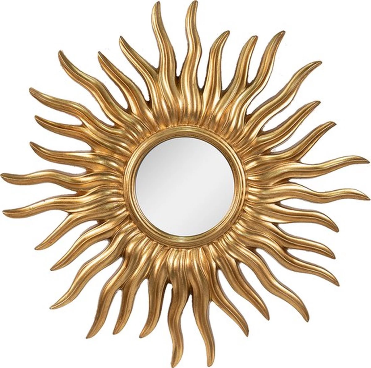 Wandspiegel Zon Ø 65 Cm Goudkleurig Kunststof, Glas Grote Spiegel Muur Spiegel Wanddecoratie 3 Wandspiegel Zon Ø 65 Cm Goudkleurig Kunststof, Glas Grote Spiegel Muur Spiegel Wanddecoratie