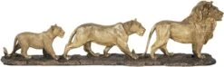 Decoratie Beeld Dieren 64*10*18 Cm Goudkleurig Polyresin Decoratief Figuur Decoratieve Accessoires Woonaccessoires