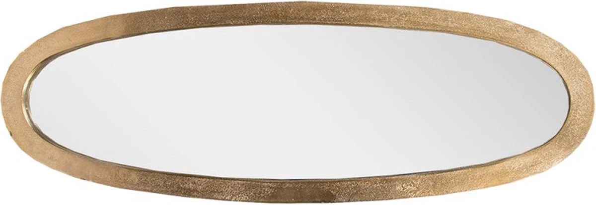 Spiegel 33x99 Cm Goudkleurig Aluminium Glas Ovaal Grote Spiegel Wand Spiegel Muur Spiegel 4 Spiegel 33x99 Cm Goudkleurig Aluminium Glas Ovaal Grote Spiegel Wand Spiegel Muur Spiegel - Afbeelding 2