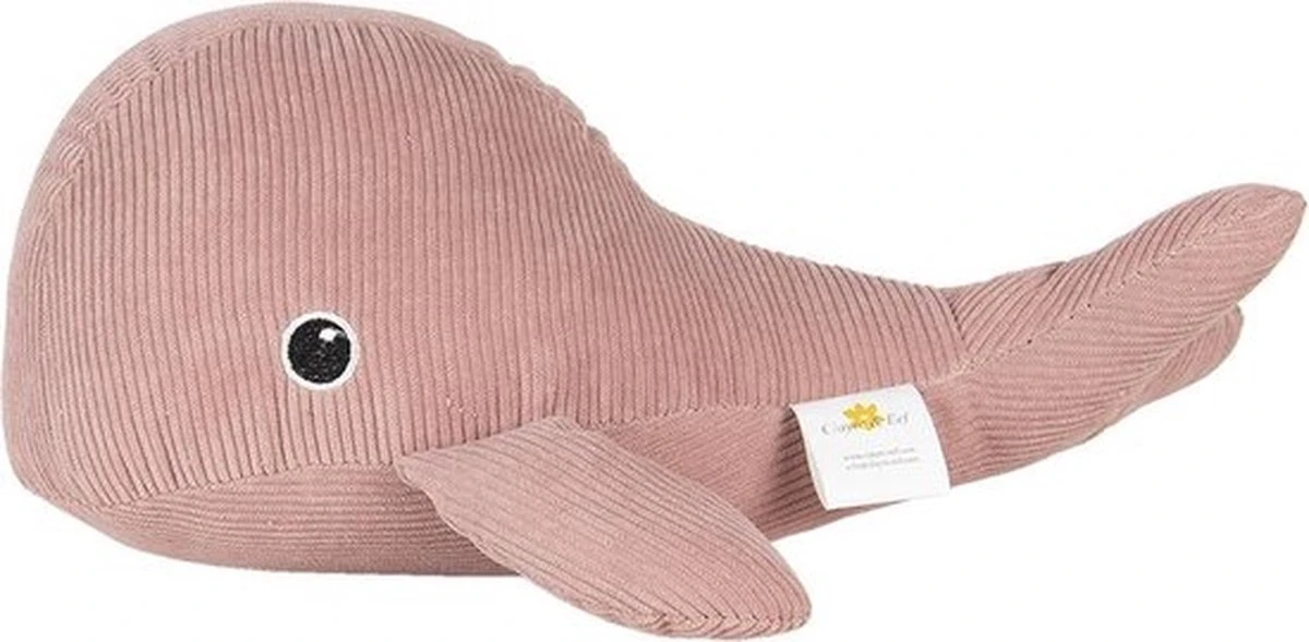 Deurstopper Walvis 37*34*15 Cm Roze Polyester Deurklem Deurwig 5 Deurstopper Walvis 37*34*15 Cm Roze Polyester Deurklem Deurwig - Afbeelding 3