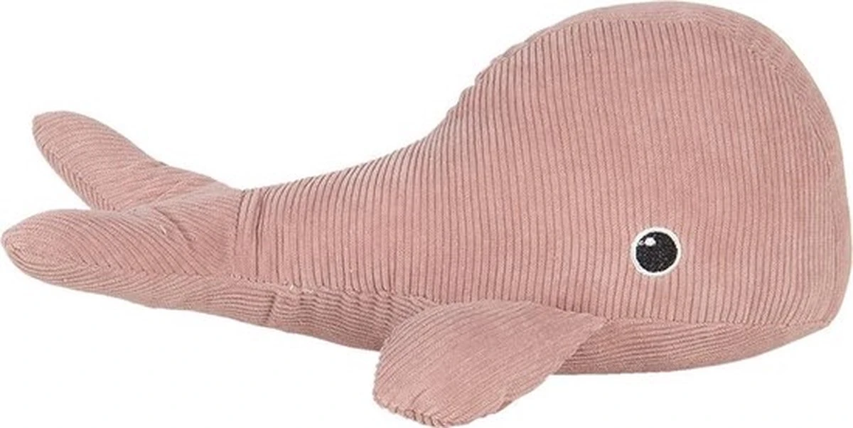 Deurstopper Walvis 37*34*15 Cm Roze Polyester Deurklem Deurwig 3 Deurstopper Walvis 37*34*15 Cm Roze Polyester Deurklem Deurwig
