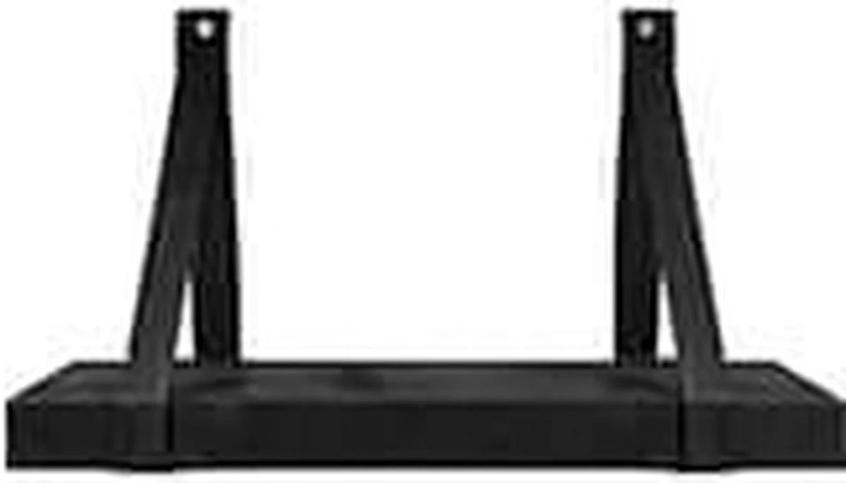 Wandplank - Houten Wandplank - Zwart - 40 Cm Breed 3 Wandplank - Houten Wandplank - Zwart - 40 Cm Breed