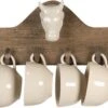 Mokkenrek Set Van 6 48*9*17 Cm Bruin Hout Rechthoek Koe Mokkenboom Mokkenhouder Mokken Rek -Trendybywave 1200x687