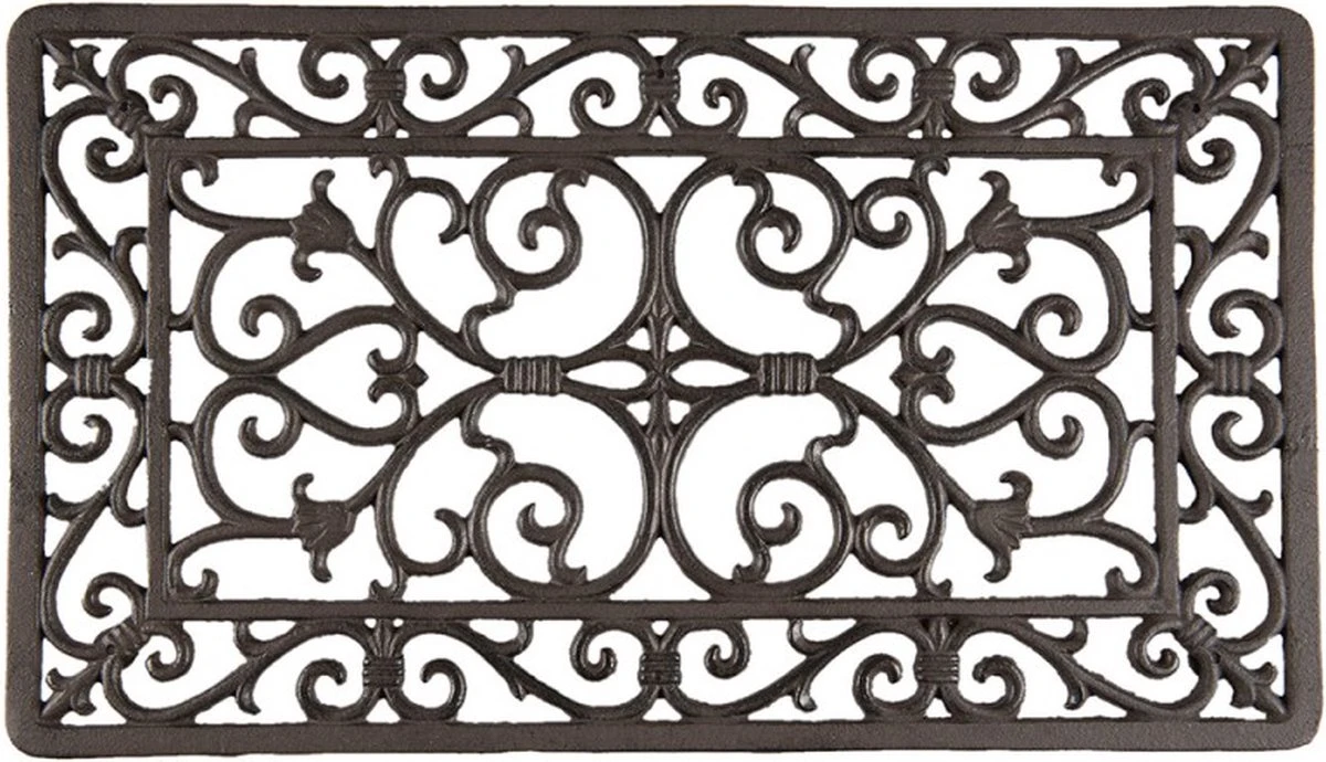 Deurmat 57x34cm Bruin Ijzer Rechthoek Mat Schoonloopmat Doormat 3 Deurmat 57x34cm Bruin Ijzer Rechthoek Mat Schoonloopmat Doormat