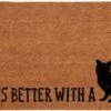 Deurmat Life Is Better With A Cat Kat Bruin Kokos 1 Deurmat Life Is Better With A Cat Kat Bruin Kokos -Trendybywave 1200x717