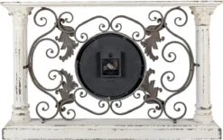 Wandklok 76*12*48 Cm / 1*AA Wit Hout, Metaal Rechthoek Krullen Muurklok Hangklok Keukenklok 9 Wandklok 76*12*48 Cm / 1*AA Wit Hout, Metaal Rechthoek Krullen Muurklok Hangklok Keukenklok -Trendybywave 1200x758