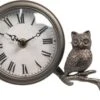 Tafelklok 20*12*12 Cm / 1*AA Bruin Metaal Rond Uil Tafelklokken Binnen Staand Klokje Tafelklokje 2 Tafelklok 20*12*12 Cm / 1*AA Bruin Metaal Rond Uil Tafelklokken Binnen Staand Klokje Tafelklokje -Trendybywave 1200x840