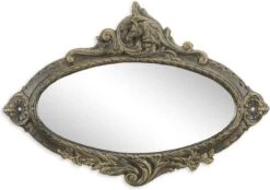 Gietijzeren Spiegel - Klassiek Gietijzer - Paarden