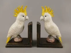 Boekensteun - Boekensteun Kakkatoe - Ijzer - 18 Cm Hoog