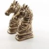 Paardenhoofd Set Van 2 - Boekensteun - Brons - 23,7 Cm Hoog