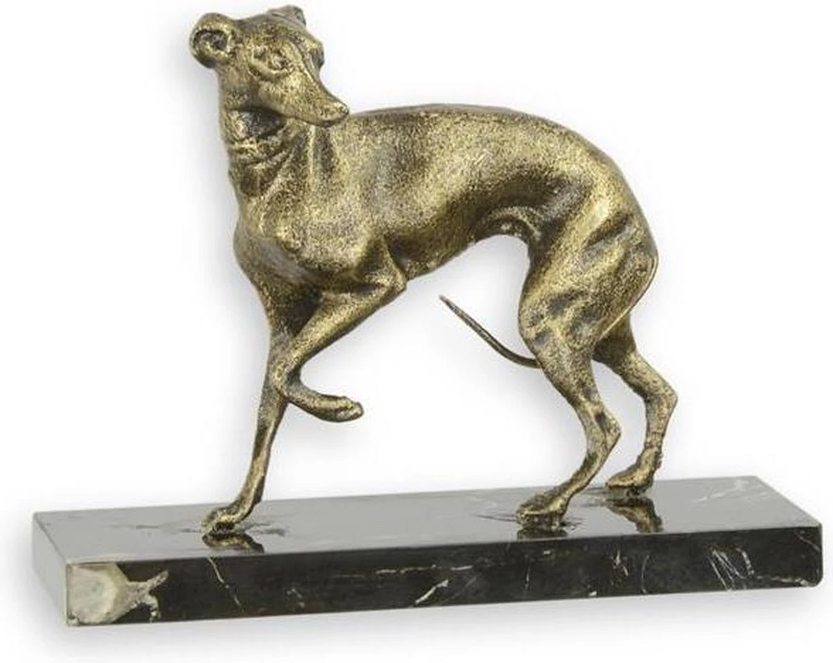Hondje - Gietijzeren Beeld - Gedetailleerd Sculptuur - 15,5 Cm Hoog 3 Hondje - Gietijzeren Beeld - Gedetailleerd Sculptuur - 15,5 Cm Hoog