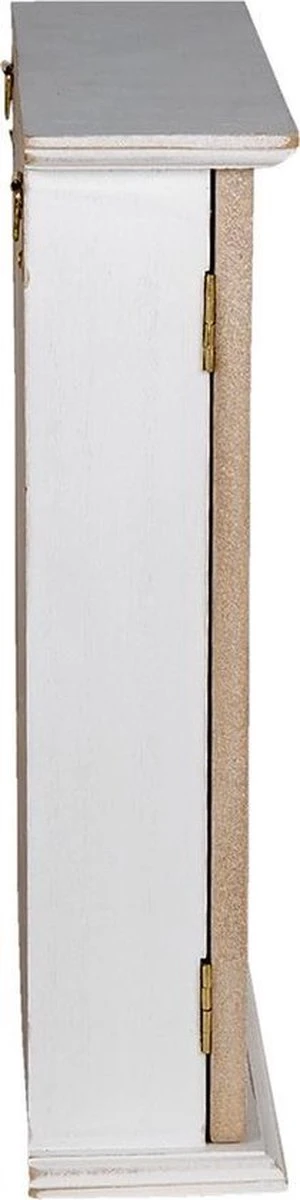 Sleutelkastje 20*7*27 Cm Bruin, Beige Hout Rechthoek Bloemen Sleutelhouder Sleutelrekje Wandkast 5 Sleutelkastje 20*7*27 Cm Bruin, Beige Hout Rechthoek Bloemen Sleutelhouder Sleutelrekje Wandkast - Afbeelding 3