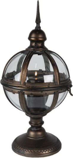 Lantaarn Ø 21*44 Cm Koperkleurig Ijzer Kaarsenhouder Sfeerverlichting -Trendybywave 554x1200 2