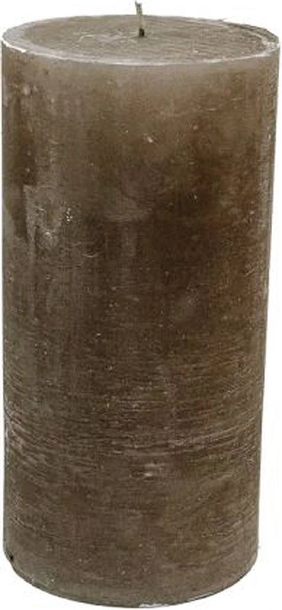 Stompkaars - Metallic Stone - 10x20cm - Parafine - Set Van 2