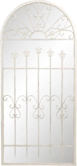 Wandspiegel 65*2*140 Cm Creme Ijzer, Glas Rechthoek Grote Spiegel Muur Spiegel Wand Spiegel