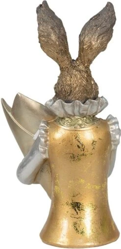 Decoratie Beeld Konijn 16*13*30 Cm Goudkleurig Kunststof Decoratief Figuur Paashaas Woonaccessoires 9 Decoratie Beeld Konijn 16*13*30 Cm Goudkleurig Kunststof Decoratief Figuur Paashaas Woonaccessoires -Trendybywave 586x1200