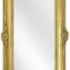 Klassieke Spiegel - Goudkleurige Lijst, Rechthoek - Resin - 51,4 Cm Hoog