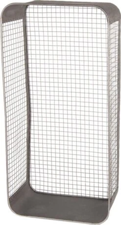 Wandrek 28*15*57 Cm Grijs Ijzer Rechthoek Muurrek Opbergkast Hangkast