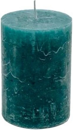 Stompkaars - Petrol - 7x10 Cm - Parafine - Set Van 3