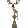 Kandelaar - Porseleinen Kandelaar Met Bronze Kleur - Papegaai - 83,5 Cm Hoog 2 Kandelaar - Porseleinen Kandelaar Met Bronze Kleur - Papegaai - 83,5 Cm Hoog -Trendybywave 725x1200