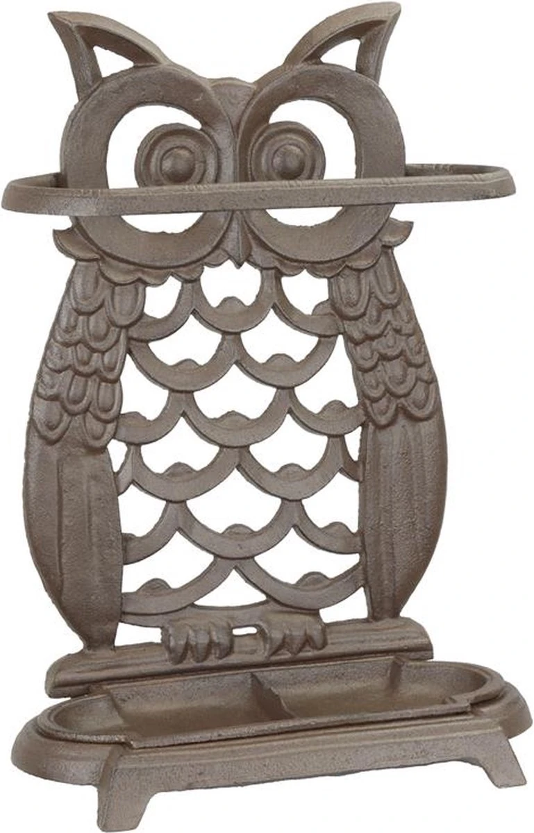 Parapluhouder - Gietijzeren Houder - Uil - 47,7 Cm Hoog 3 Parapluhouder - Gietijzeren Houder - Uil - 47,7 Cm Hoog