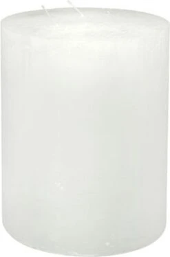 Stompkaars - Wit - 15x20cm - 3 Lonten - Parafine - Set Van 2