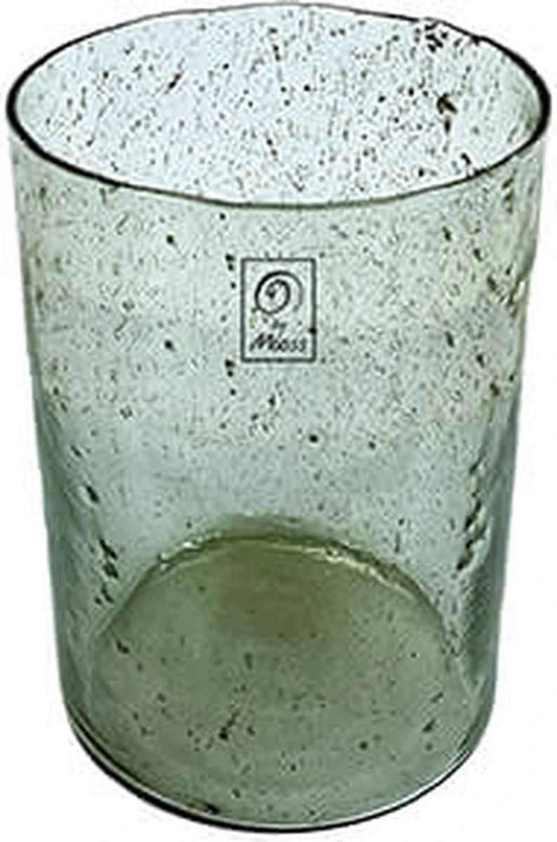 Windlicht - Mondgeblazen Glas - Stoer En Helder - 19x23 Cm 4 Windlicht - Mondgeblazen Glas - Stoer En Helder - 19x23 Cm - Afbeelding 2