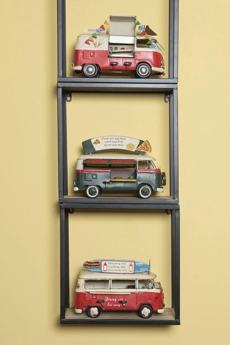 Modelauto Volkswagen Bus Licentie Camper 25*14*18 Cm Groen Metaal Miniatuur VW Bus Miniatuur Auto 5 Modelauto Volkswagen Bus Licentie Camper 25*14*18 Cm Groen Metaal Miniatuur VW Bus Miniatuur Auto - Afbeelding 3