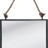 Wandspiegel 50*4*40 Cm Zwart Mdf, Ijzer Rechthoek Touw Grote Spiegel Muur Spiegel Wand Spiegel 1 Wandspiegel 50*4*40 Cm Zwart Mdf, Ijzer Rechthoek Touw Grote Spiegel Muur Spiegel Wand Spiegel -Trendybywave 850x1200