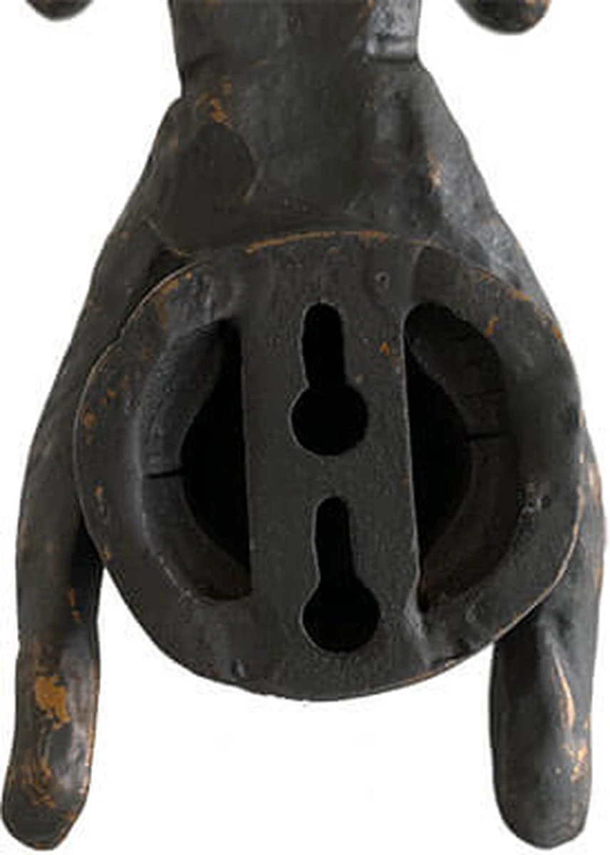 Beeld - Antiek Man Met Verrekijker - Figuratief - Kapstok - H20cm 4 Beeld - Antiek Man Met Verrekijker - Figuratief - Kapstok - H20cm - Afbeelding 2