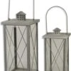 Lantaarn - Klassieke Tinnen Lantaarns - Set Van 2 - 41,8 Cm Hoog 1 Lantaarn - Klassieke Tinnen Lantaarns - Set Van 2 - 41,8 Cm Hoog -Trendybywave 872x1200